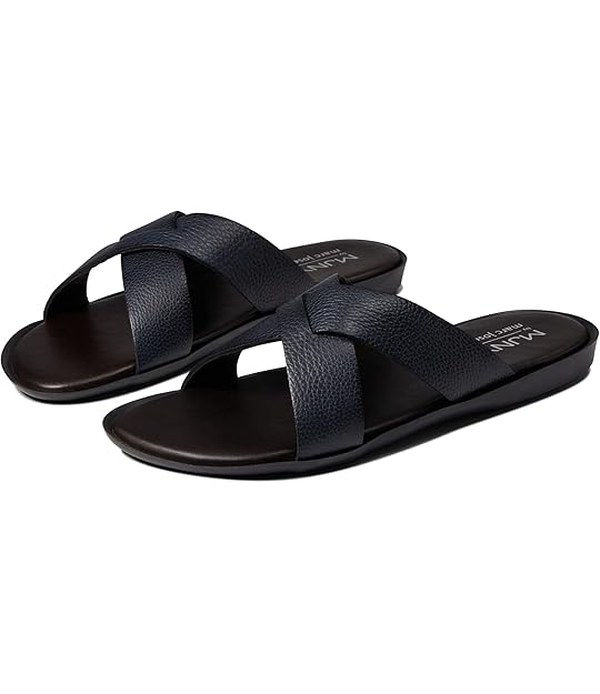 Navy blue slides, Shoes + FREE SHIPPING