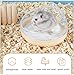 Meow&Woof Hamster Sand Bath Container, Large Sandbox Toilet Gerbil Batheoom, Tiny Chinchilla Dust Bathtub Sand Bath Box for Hamster Cage Accessories 6.5 Inch-Grey