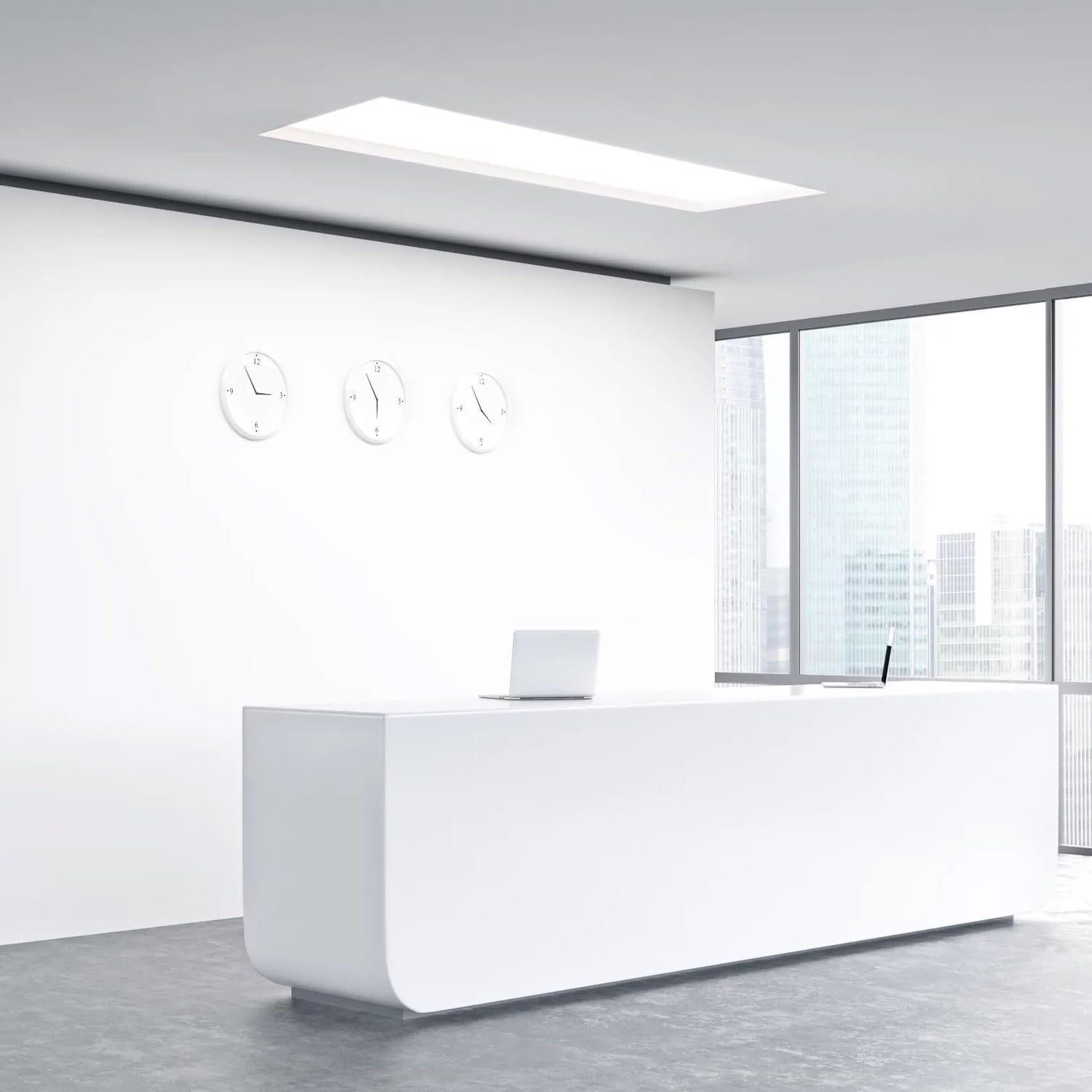 ledbox Pack 6 x Paneles LED 48W-40W-36W-24W, 30x120cm, 4CCT, UGR<19, 3000-4000-6000K
