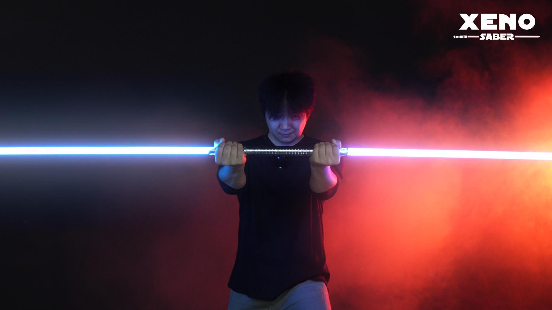 Amazon.com: XenoSaber 2 in 1 Dueling Light Saber Double-Bladed
