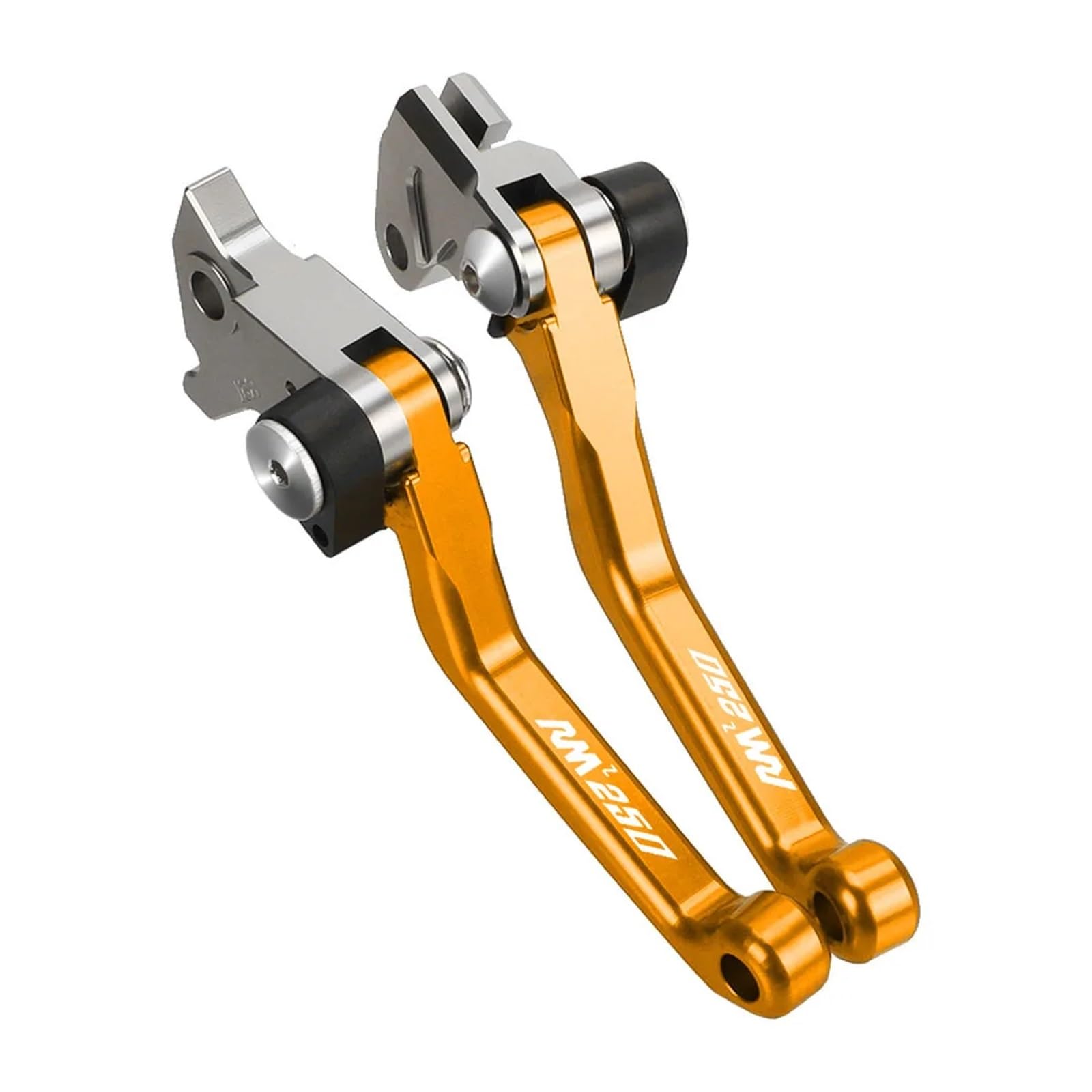 Freno Motocicleta Manija Manija De Palanca Freno Y Embrague Pivote Plegable para RMZ250 2007-2023 RMZ 250 Moto Cross(Color 4)