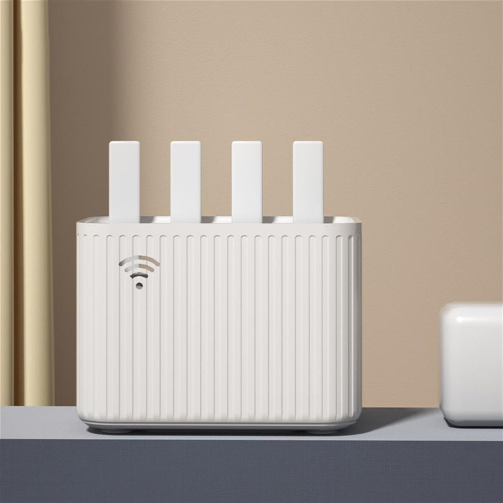 Organizer na kable Pudełko do przechowywania routera Plastikowa skrzynka do sortowania kabli sieciowych Odporna na zużycie obudowa do przechowywania kabli drucianych Pojemnik na router WiFi