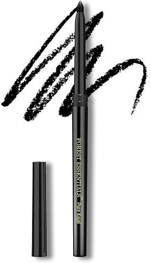 Forest Essentials Gulaab Khaas Natural Kajal Charcoal Black | Made using a traditional method with Pure Ghee &amp; Castor Oil...