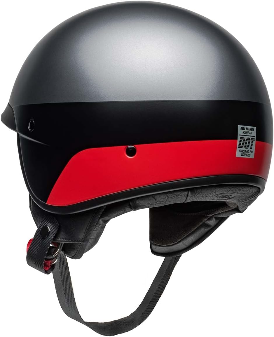 Bell Powersports Scout Air Array Satin Gray/Red Medium