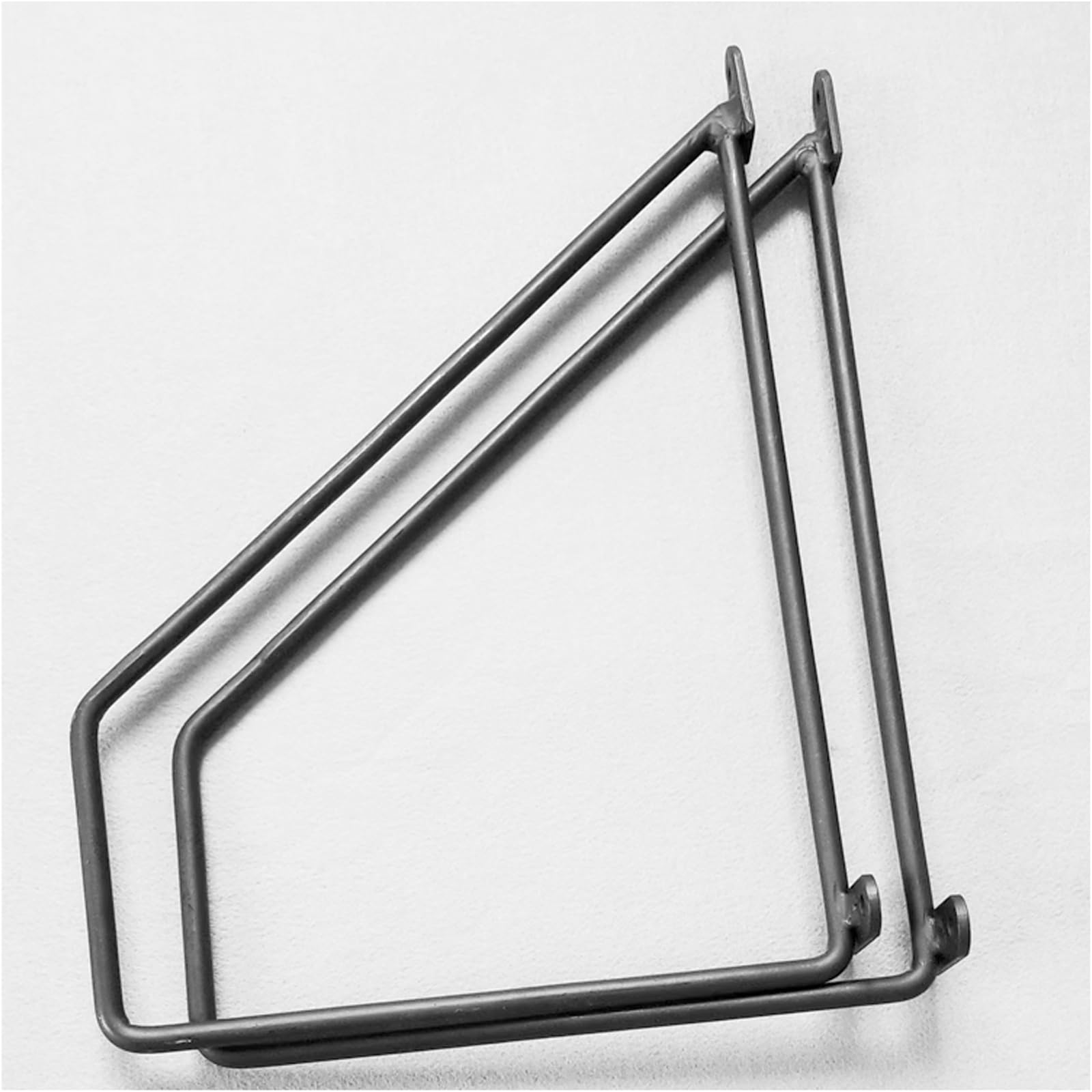 2 staffe per mensole a Parete,staffe di Supporto flottanti Resistenti,staffe per mensole in Metallo ad Angolo retto a 90 Gradi,Accessori Decorativi salvaspazio,con Viti,Bianche (40 cm (