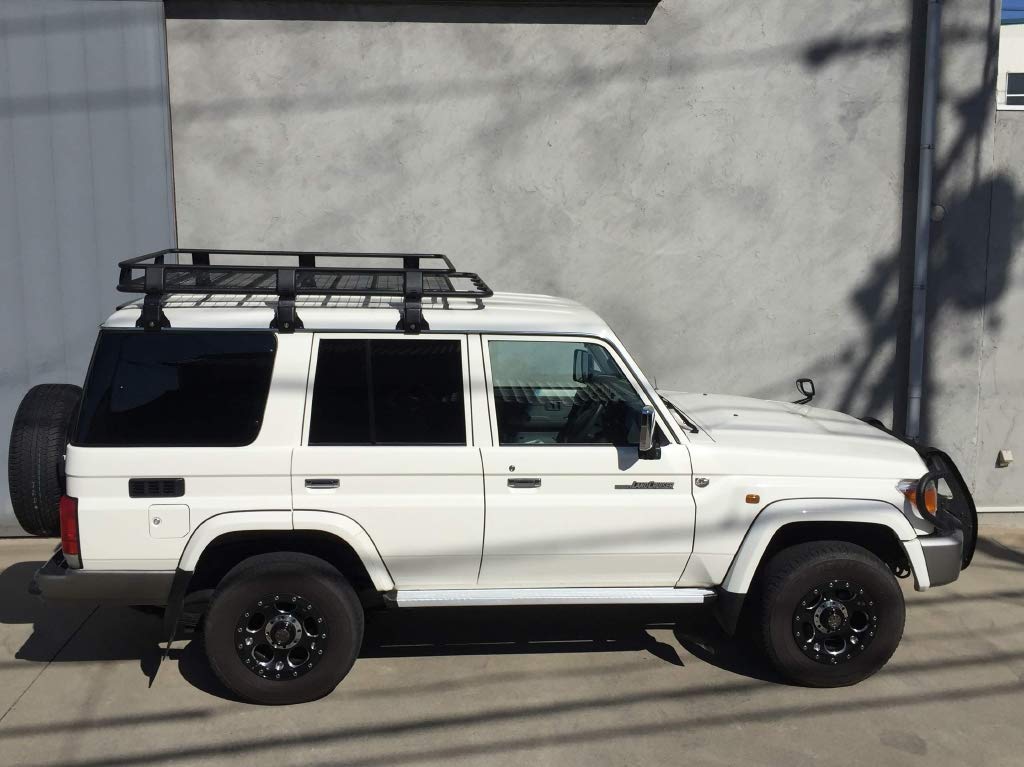 78プラド アルミ製 ルーフキャリア 当時物 トヨタ ランドクルーザー プラド 70 76 71 78 ルーフラック 2.2