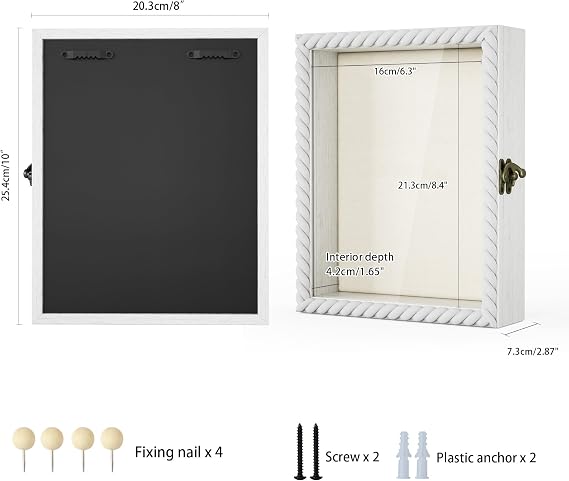 Alsonerbay Bundle - Floating Shelf and Shadow Box