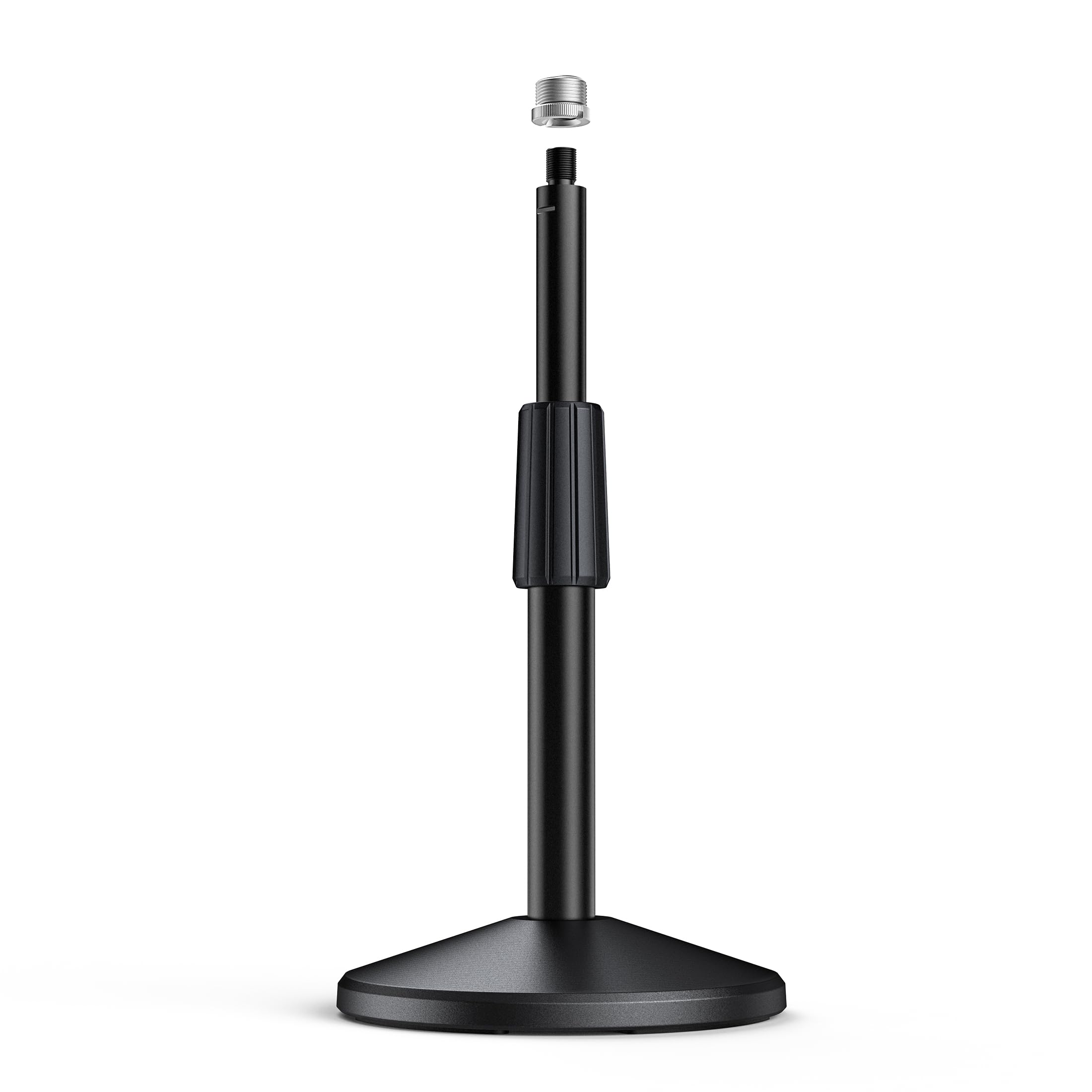 FIFINE BS2 Heavy Duty ADesktop Microphone Stand for Streaming Podcasting | Weighted Base Tabletop Mic Stand, Up to 4.4lbs, Height Adjustment, Twist Clutch & 3/8'' to 5/8'' Screw Adapter, for gaming