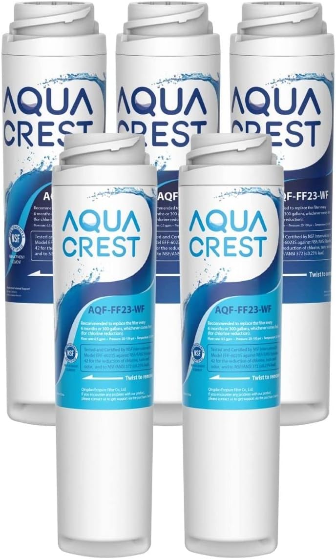 AQUA CREST GSWF Refrigerator Water Filter, Replacement for