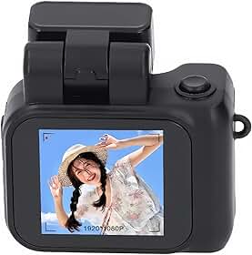 Mini Câmera Chaveiro, Câmera 1080P HD Pocket Buddy, a Menor Câmera do Mundo, Câmera Fotográfica e de Vídeo KeyCam Com 6 Filtros, Bateria de 100 Minutos, para (Sem memória)