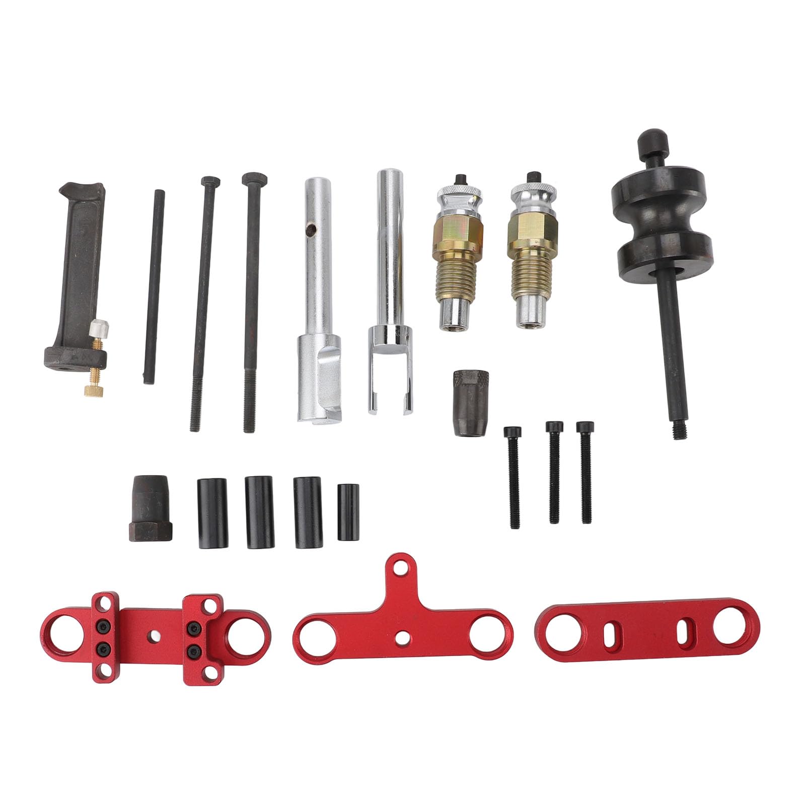 Tbest Kit di Strumenti per la Rimozione dell'iniettore di Carburante per Motori N20 N55 N54 Set di Installazione Estrattore in Acciaio al Carbonio per Riparazione e Manutenzione