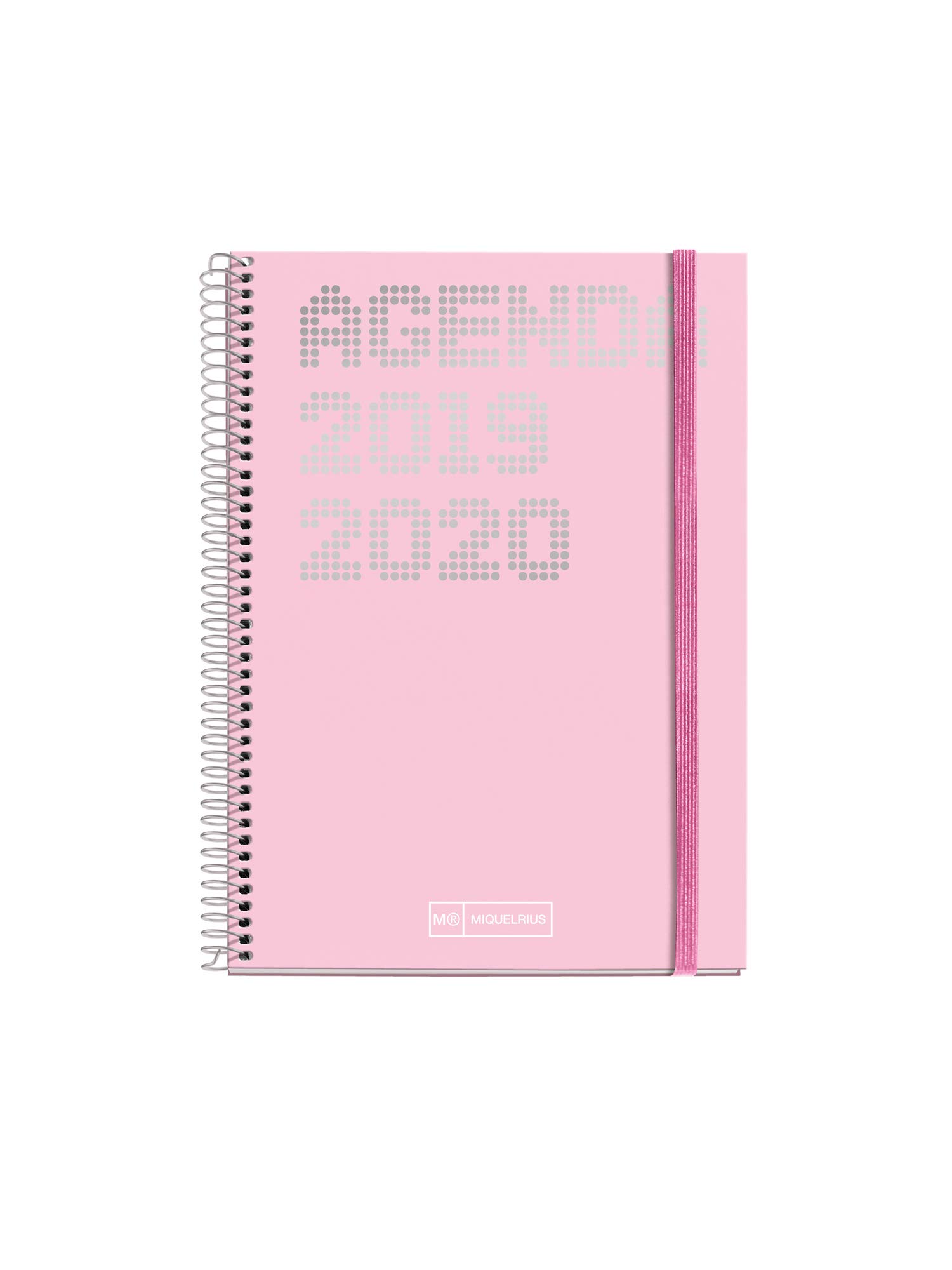 Miquelrius School Agenda with Spiral 2019 2020 Day Page Shiny Catalan 117 x 182 mm