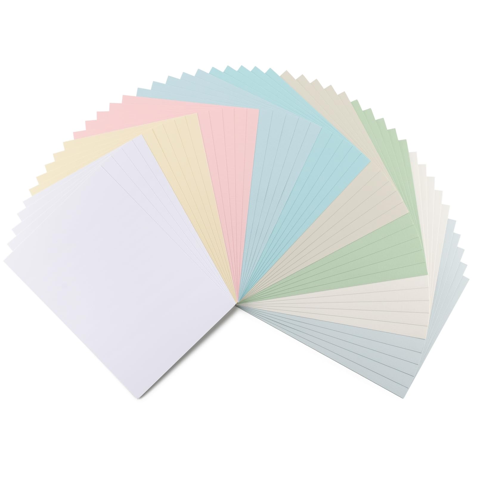 Florence Linen Cardstock Pastel 250 g - Card Making - A4 - Multi-Pack - Easter Card Making - Scrapbooking Supplies - Tear-Resistant - Create Elegant Invitations and Gift Boxes