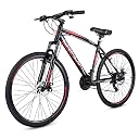 Cradiac Discover PRO 21 Speed Steel High Performance Gear Hybrid Cycles for Men with Front Suspension & Disc Brakes | Ideal for 15+ Years, Unisex, Frame Size : 18.5 Inch | 700 * 35C Tires gallery image
