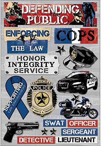 Karen Foster Design Acid and Lignin Free Scrapbooking Sticker Sheet, Defending The Public