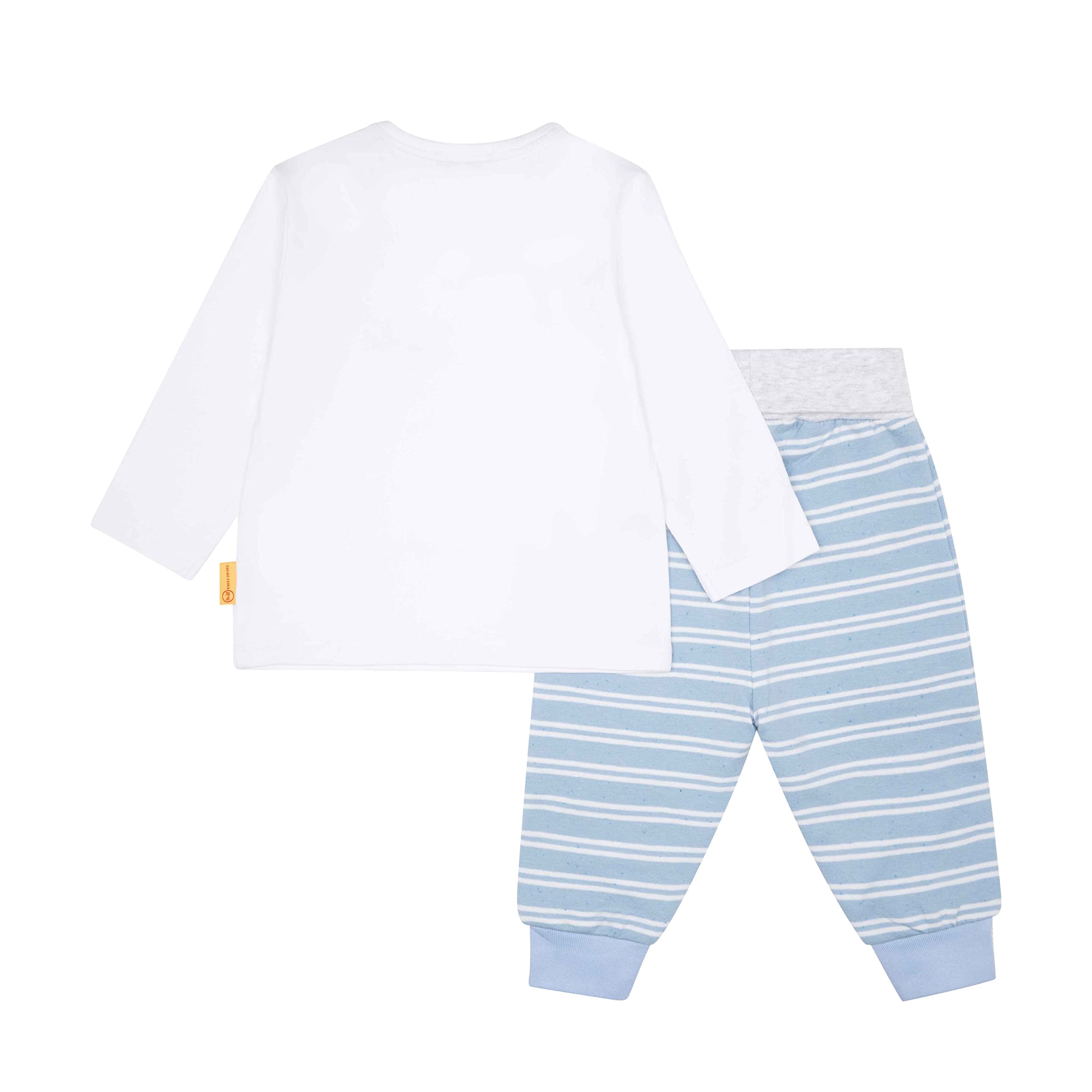 Steiff Baby-Jungen Set Jogger + T-Shirt Langarm Shorts