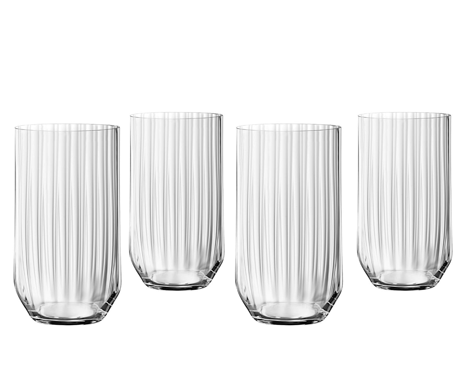 Spiegelau Linear 4940179 Long Drink Glasses 445 ml Crystal Glass Drinking Glasses Dishwasher Safe