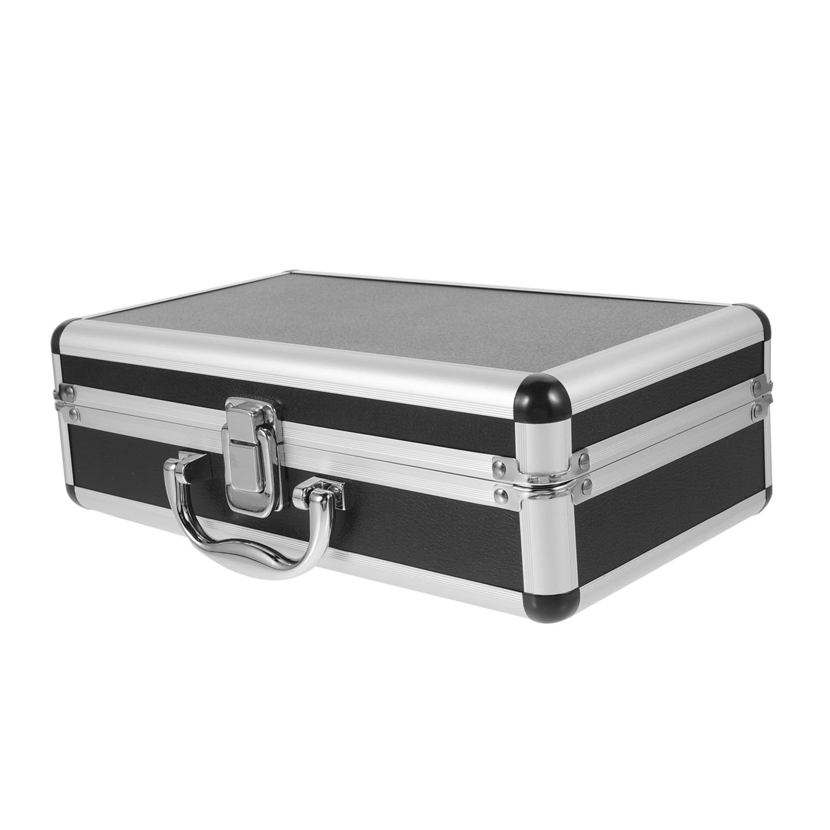 Professioneller Mikrofonkoffer mit Griff aus Abs und Aluminiumlegierung Hartschaliges Gehäuse mit Dreilagigem Schaumstoff Schutz für Handmikrofone Reisen
