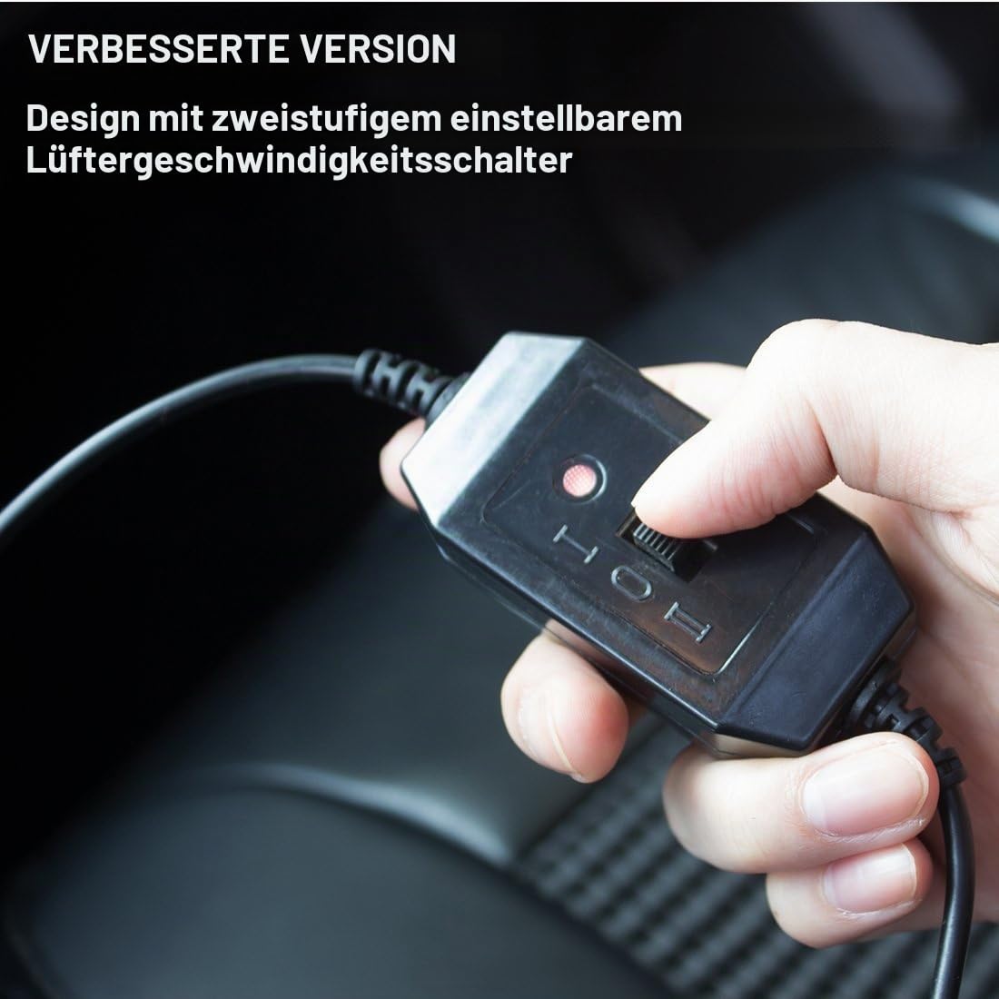 SUPAREE Electric Car Fan 12V Speed ändern Sommer Kühlung Air Circulator