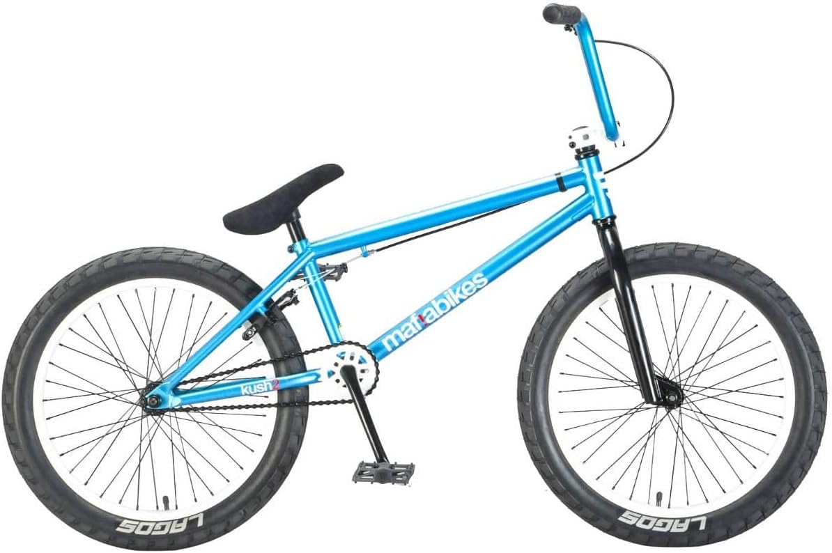 Mafiabikes Kush 2 20 inch BMX Bike Blue Boys and Girls Bicycle