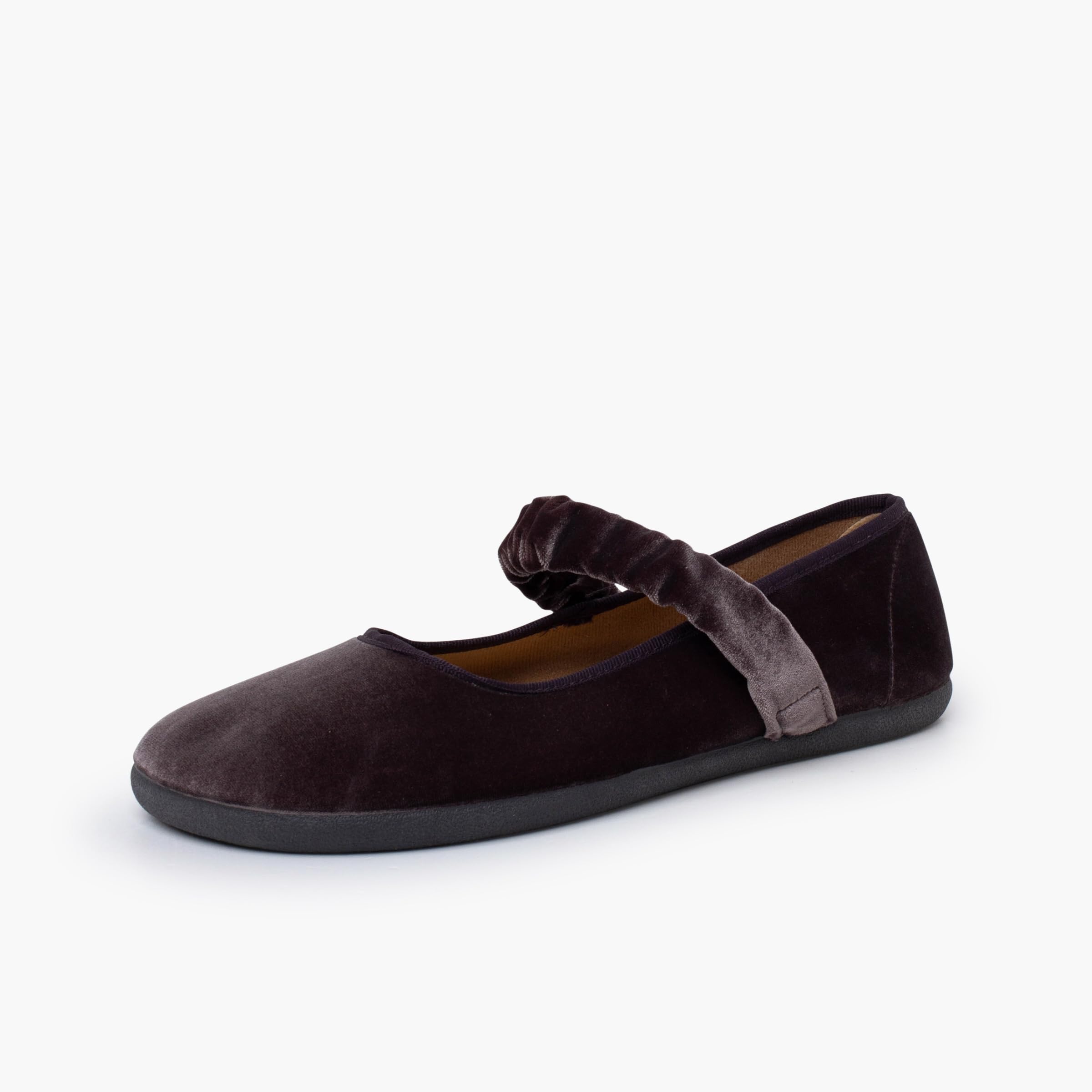 Pisamonas Merceditas Barefoot Terciopelo Tira Fruncida