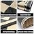 HUGEAR Outdoor Rug for Patios Clearance,Waterproof Mat,Large Outside Carpet,Reversible Plastic Straw Camping Rugs,Rv,Porch,Deck,Camper,Balcony,Backyard (8x10,Checkered/Black&Beige)