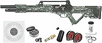Vista 5 de Invader - Rifle de aire automático con paquete de objetivos de papel y pellets Wearable4U incluido 100x