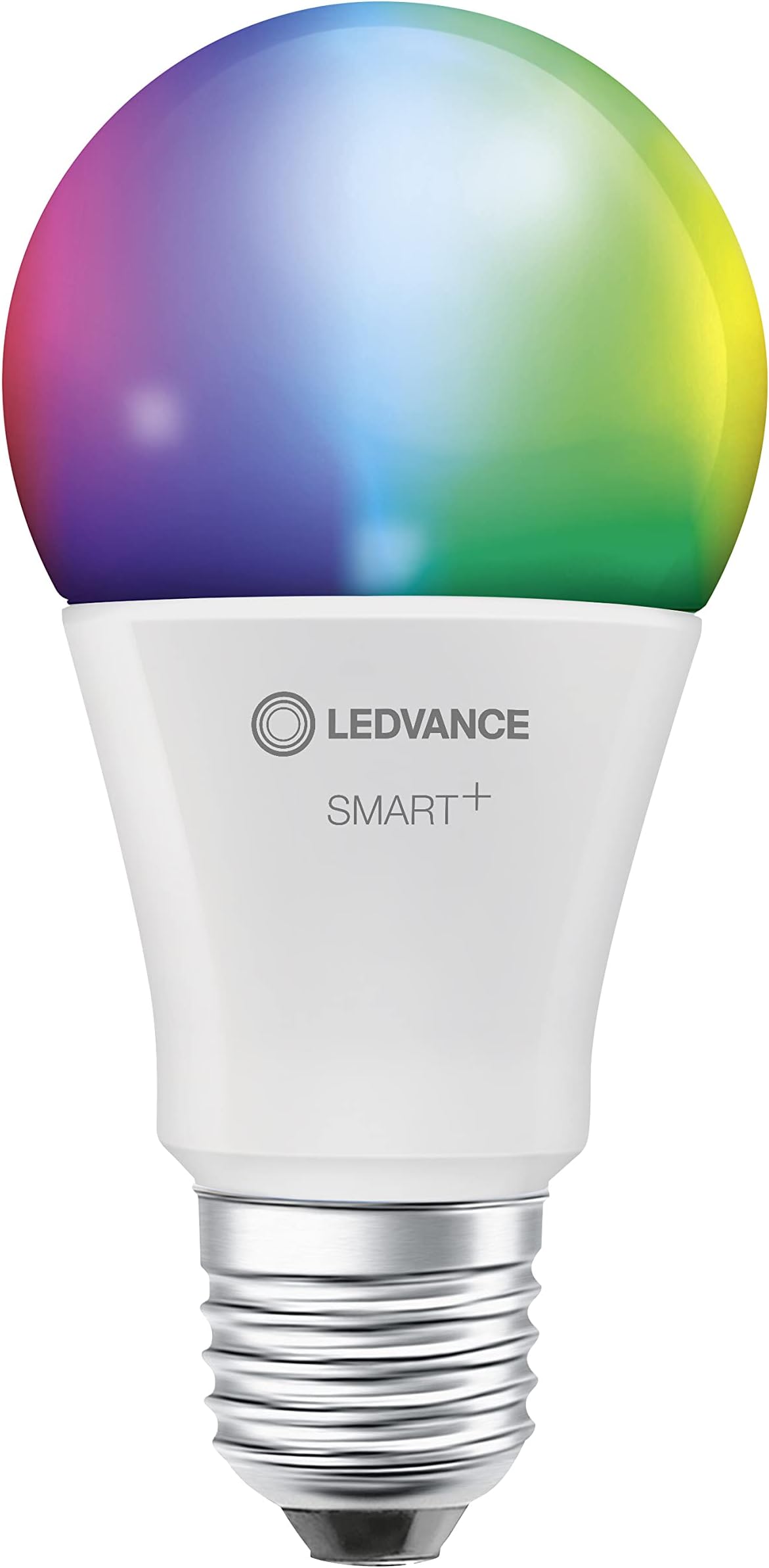 Smart LEDLamp with WiFi Technology, Base: E27, Di mmable, Tunable White (2700-6500K), RGB Colors Changeable, Replaces Incandescent Lamps with 100 W, SMART+ WiFi Classic Multicolour, 1-Pack