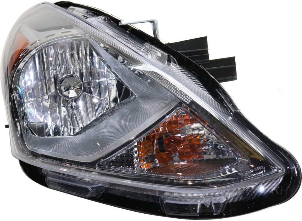 CarLights360: For 2015 2016 2017 2018 NISSAN VERSA Head Light Assembly Passenger Side w/Bulbs - (DOT Certified) Replacement for NI2503230