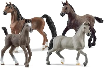 Schleich Horse Club - 4-Piece Hc Horse Collector Set Set - Kids 5+ | 77572