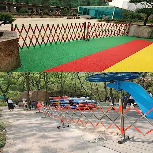 Barrière pliable portable rétractable à ciseaux pour la sécurité routière - 4