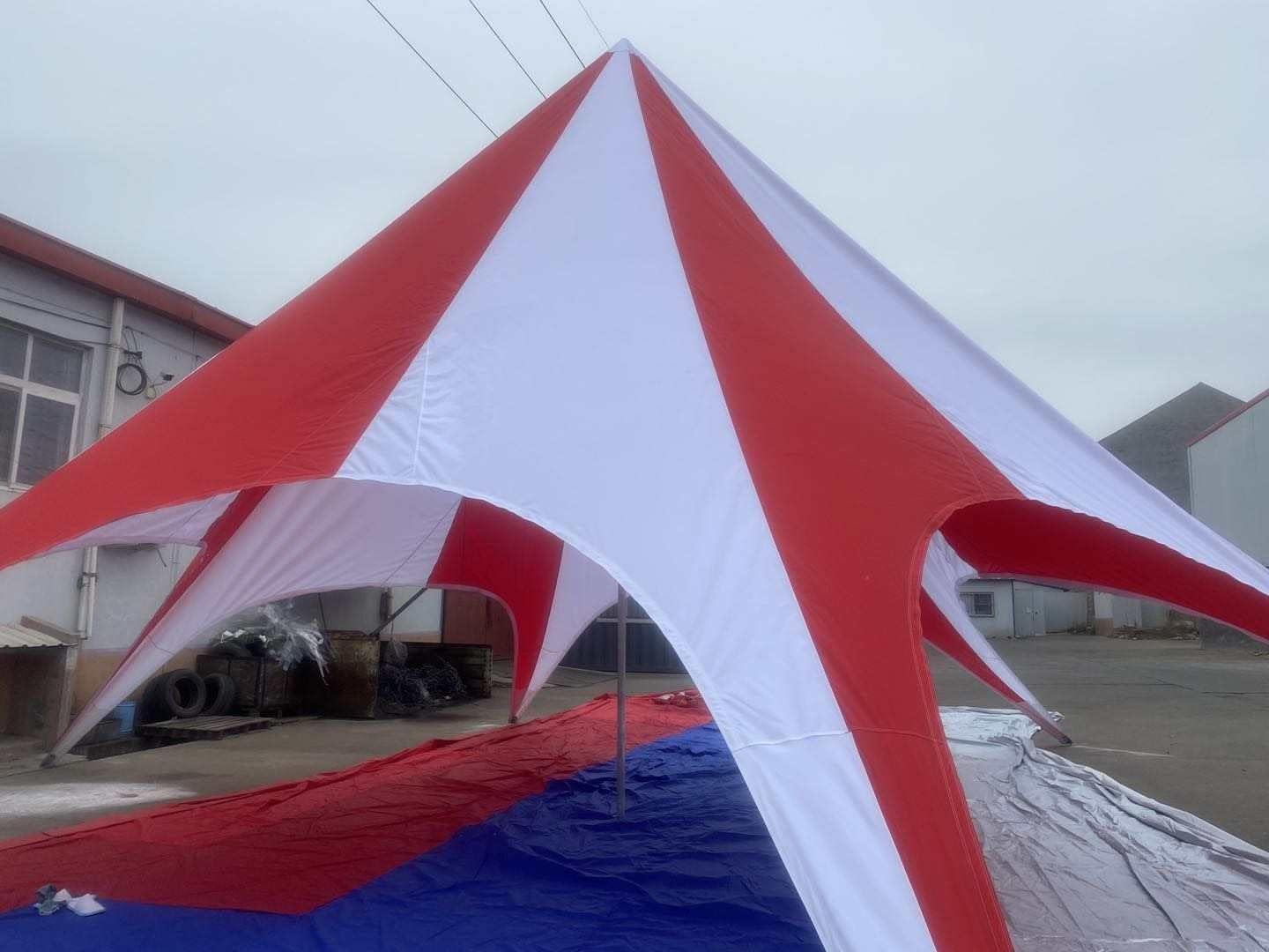Waterproof Commercial Event Car Lot Advertising Beach Marquee Star Stretch Tent (Size: 50x20ft.)