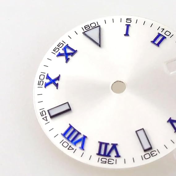 29mm Blue Roman Hands for NH35A Miyota 8215 ETA 2824 PT Accurate Timekeeping Watch Dial