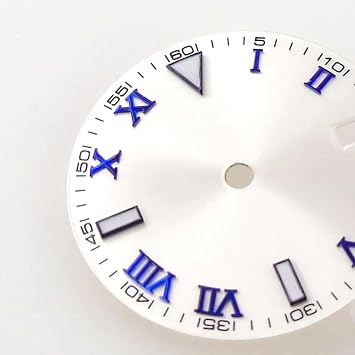29mm Blue Roman Hands for NH35A Miyota 8215 ETA 2824 PT Accurate Timekeeping Watch Dial