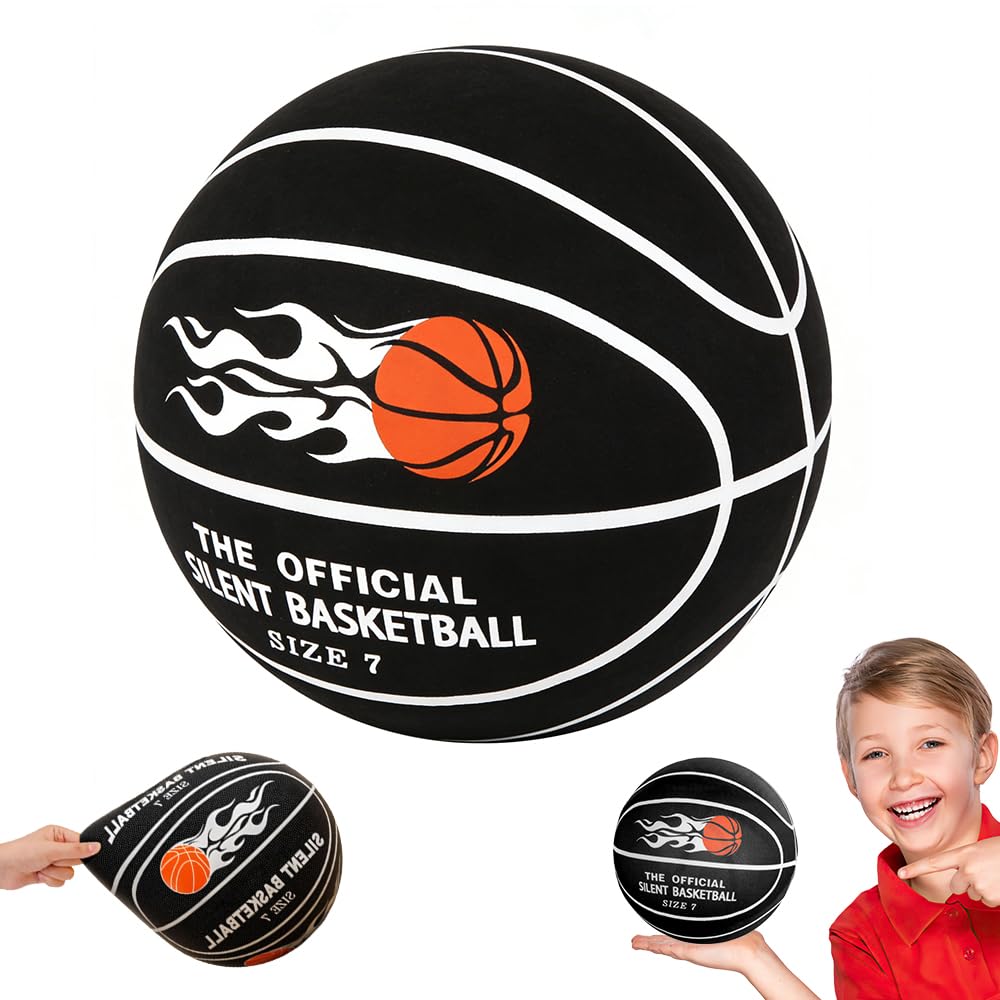 Silent Basketball, Palla Da Basket Silenziosa Taglia 7, Pallone Da Basket Silenzioso, Rimbalzo Realistico E Pratica Silenziosa, Pallone Basket, Regali Adatti A Bambini E Adulti