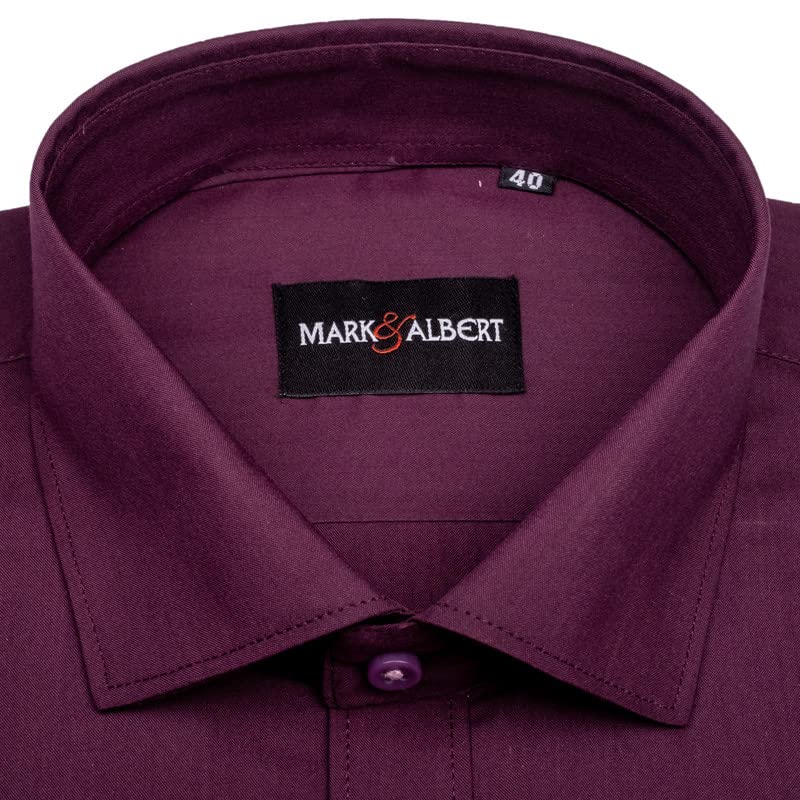Image of MARK & ALBERT Men's Half Sleeves Regular Shirt