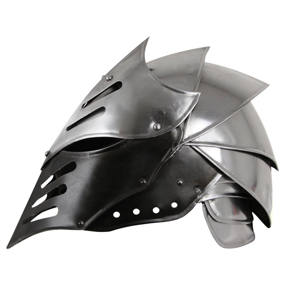 Black Ice Helmet Head Armour Silver Medium