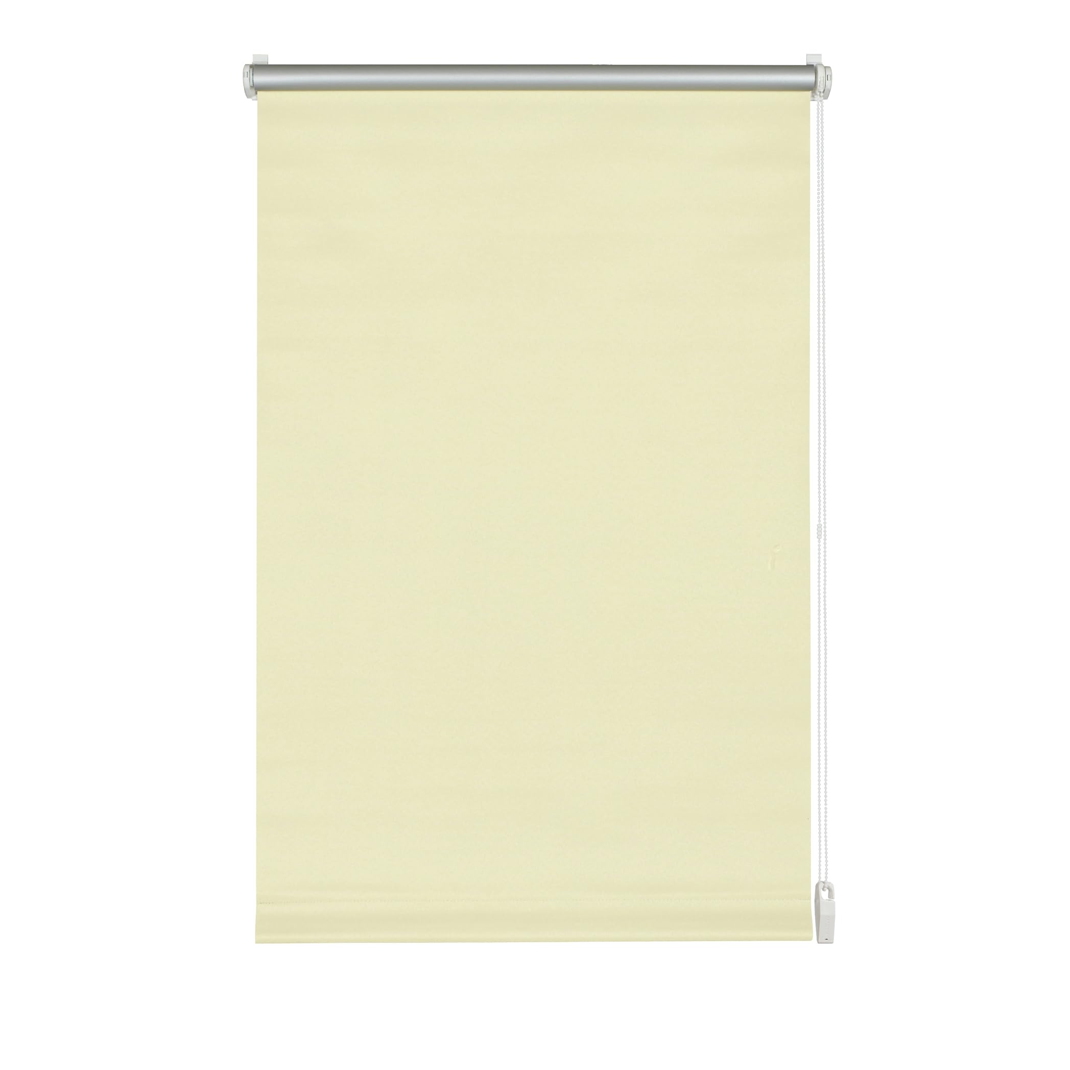 GARDINIA Thermal-Roller Blind with Thermal Backing for Clamping or Gluing, High Light Reflection, Energy Saving, Opaque, Mounting Kit Included, EASYFIX Roller Blind Thermal, Natural, 45 x 150 cm (WxH)