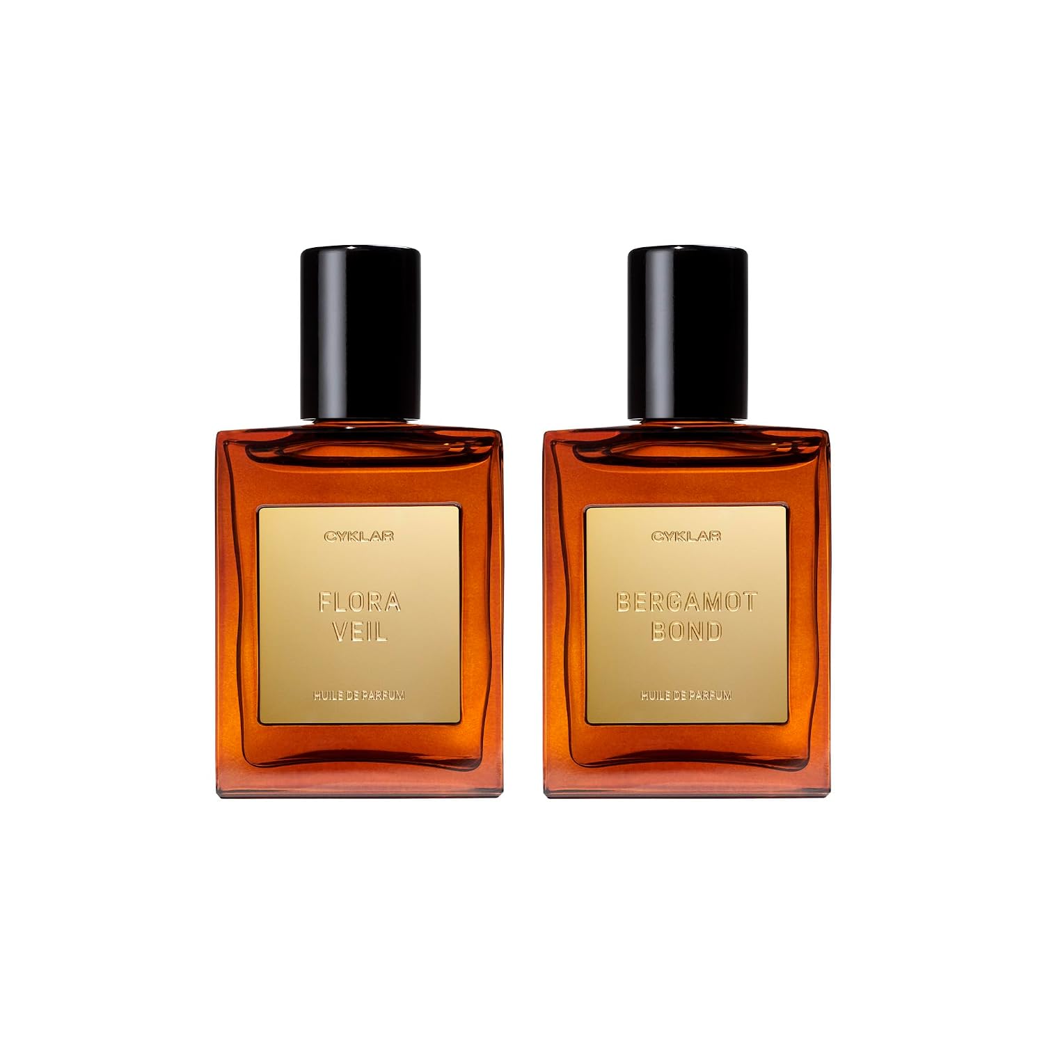 CYKLAR Perfume Oil Roll-On. Travel-Friendly Flora Veil & Bergamot Bond Fragrance Bundle