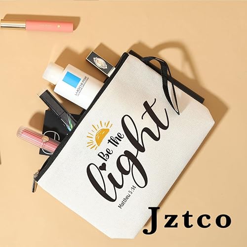 Miniatura 10 de Regalos cristianos inspiradores para mujeres, bolsa de maquillaje, regalos religiosos, bolsa de maquillaje con cremallera, bolsa de cosméticos con