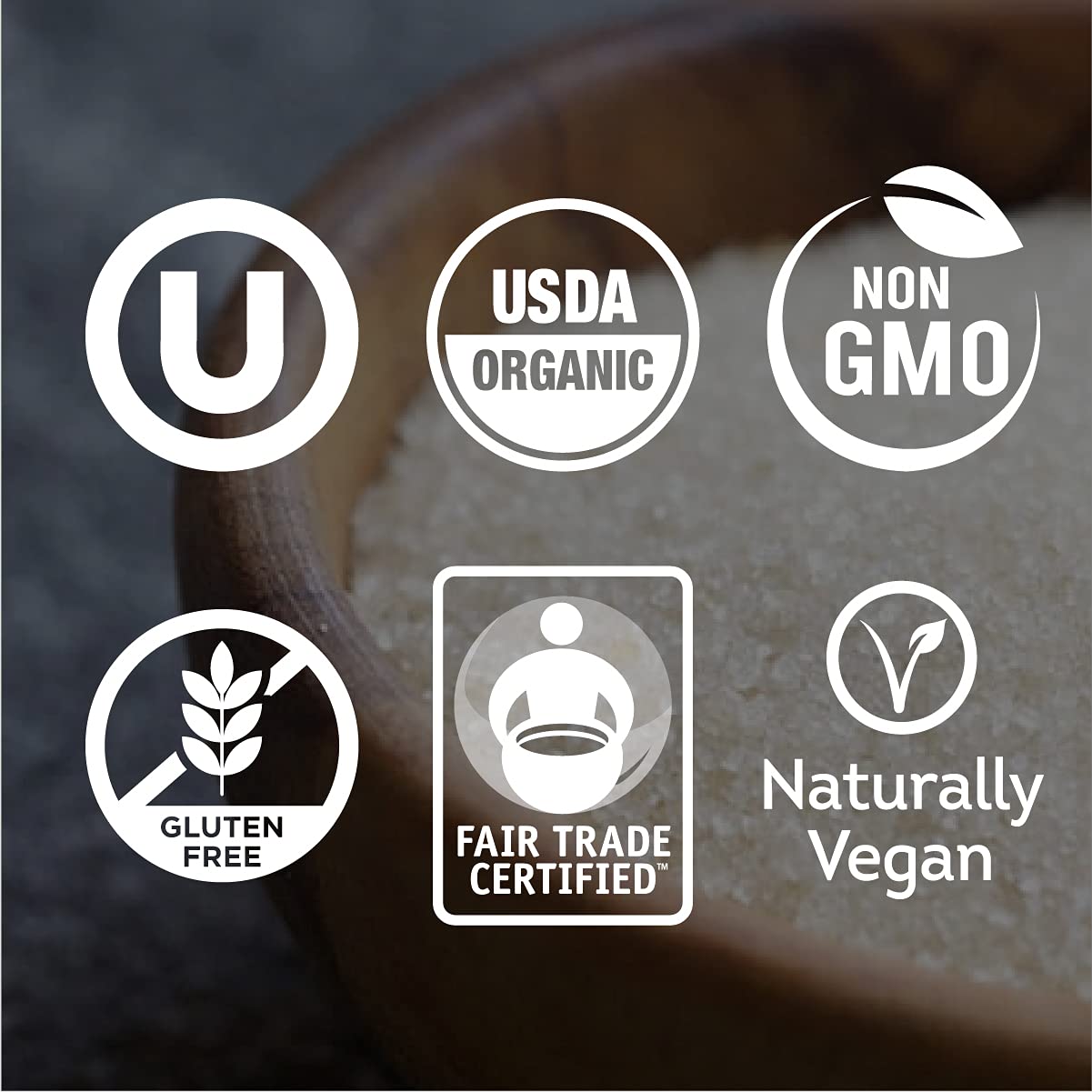 Wholesome Sweeteners 10-Pound Organic Cane Sugar, Fair Trade, Non GMO, Gluten Free, Pure & Vegan, for Baking and Sweetening