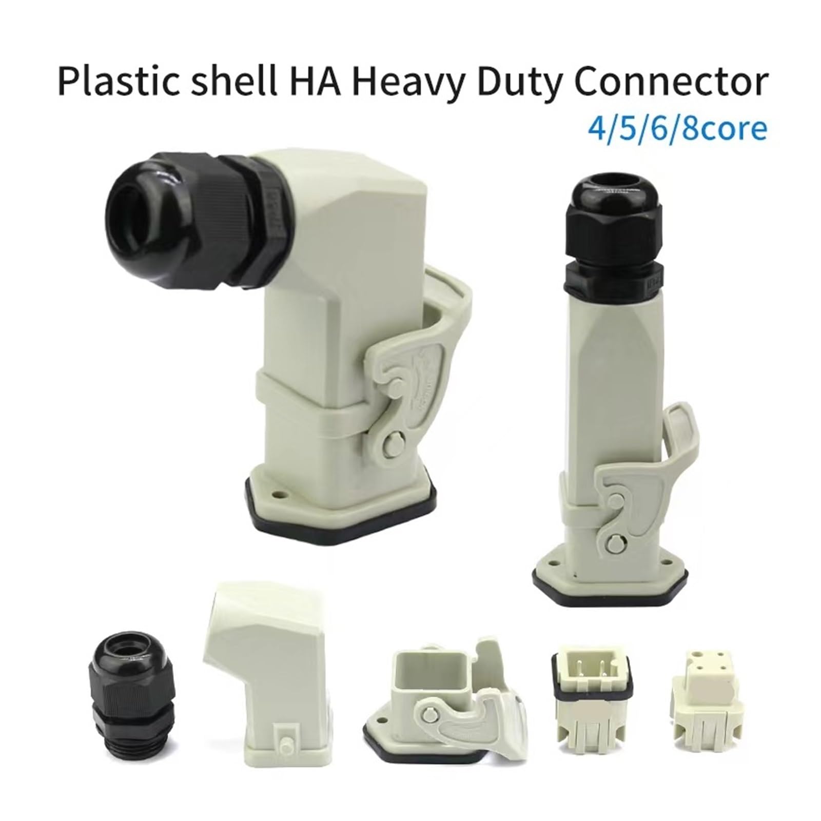 Heavy Duty Connector, HDC-HA, 5pcs