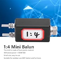 Vista 3 de Balun HF para antena QRP Mini Impedancia al aire libre Coincidencia para SDR Transceptor Estación de radio de onda corta (1:4)