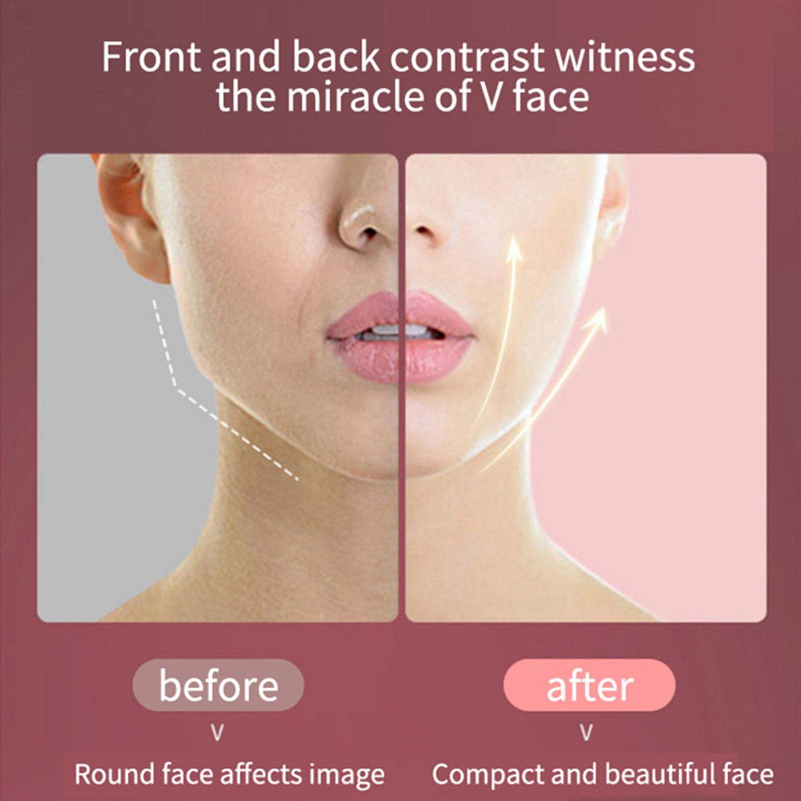 Dispositif de massage facial électrique Instrument de beauté universel | Dispositif de massage du visage avec télécommande pour les adultes Formes du visage allongées