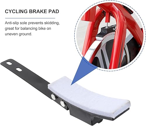 Miniatura 5 de Veemoon Bmx Brakes Pastillas de freno de bicicleta estática Pastillas de freno de fieltro Pastillas de freno de pinza Almohadilla de freno de