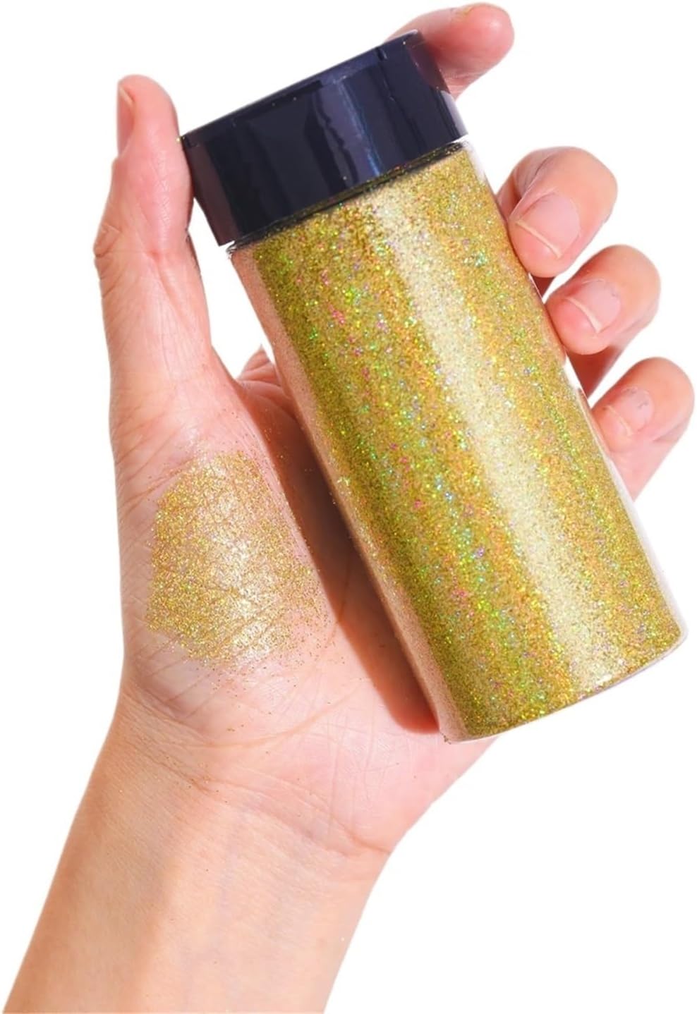 Fine Glitter for Crafts 5pcs 80G Ultra Fine Powder Sequins Flakes Hair Face BOD Glitter(05)