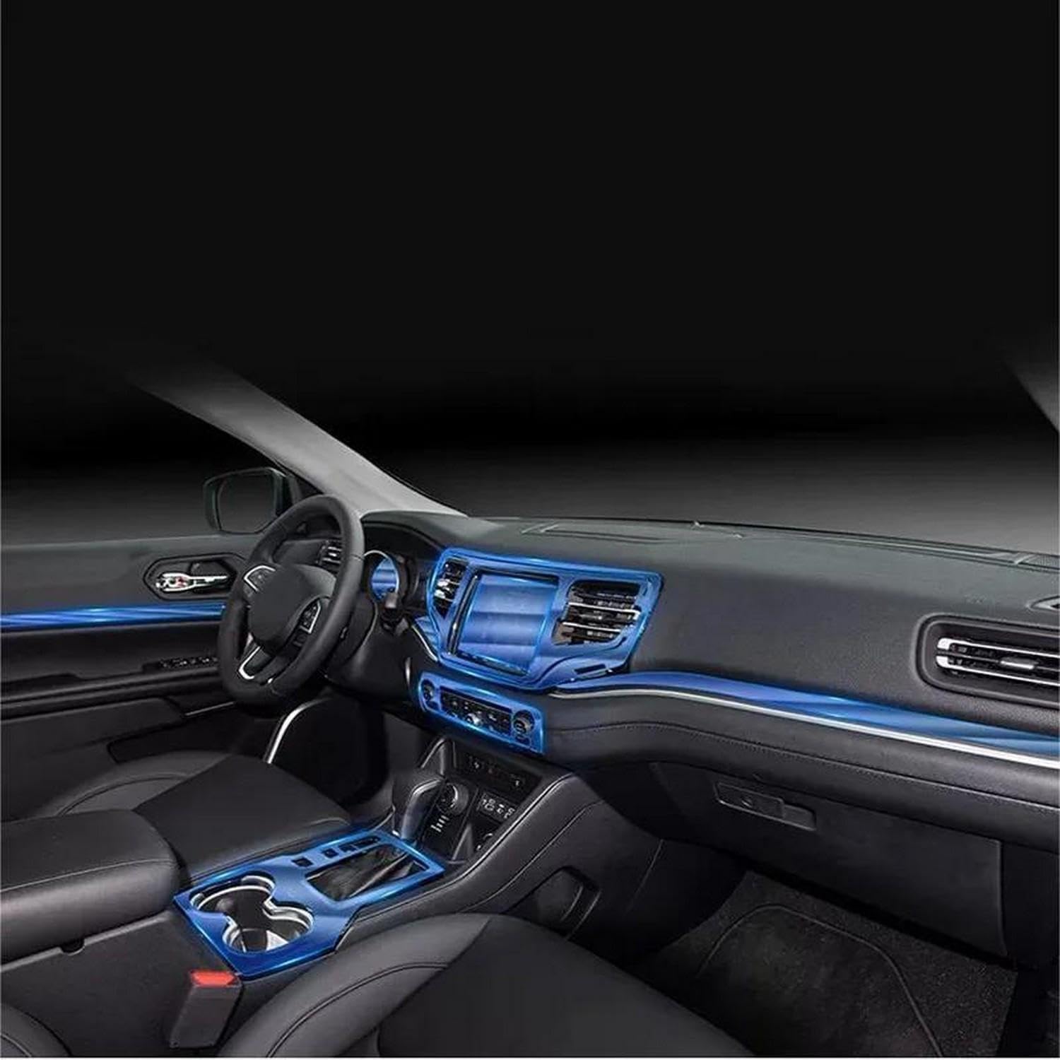 Film de navigateur Jeep Commander et protection console centrale TPU