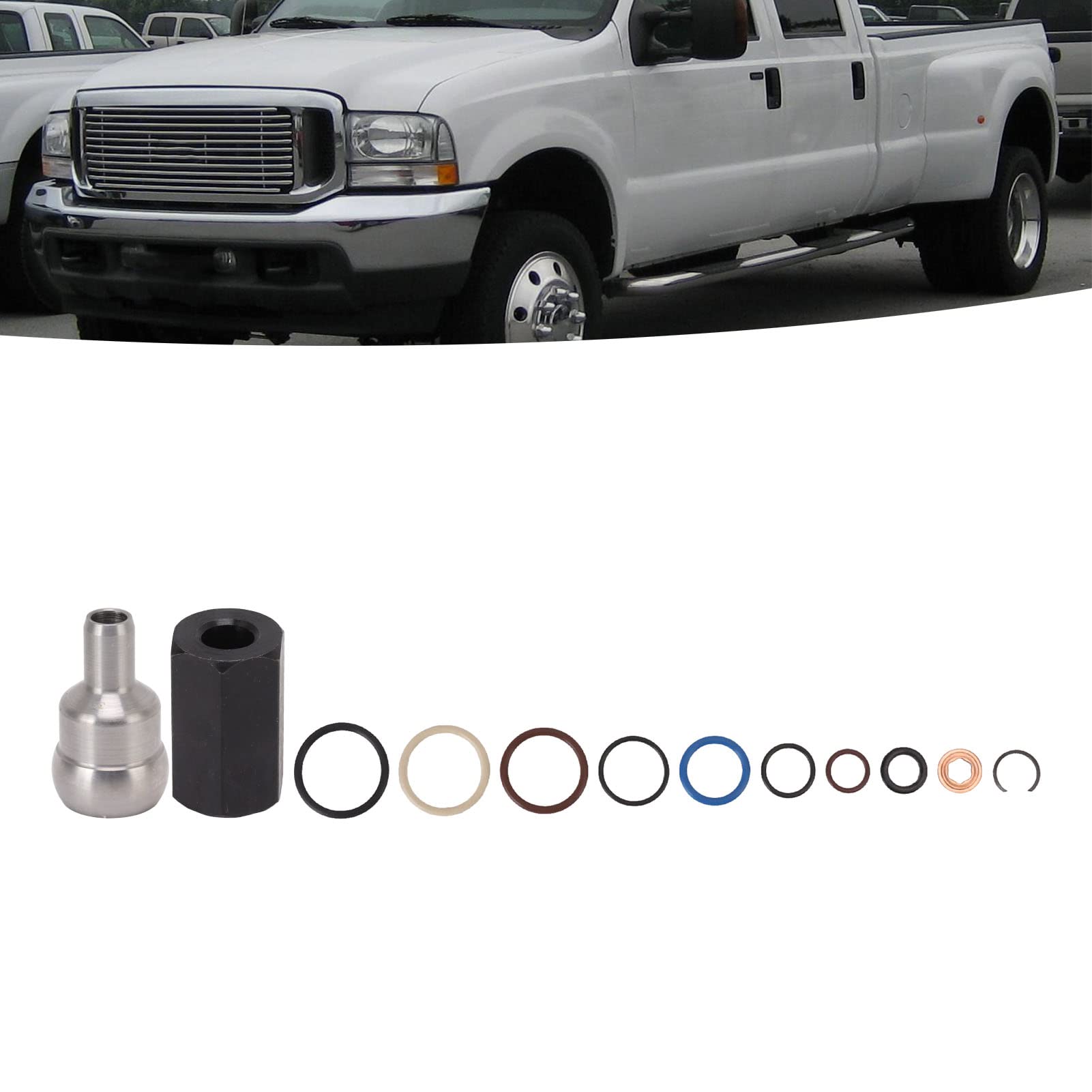 Kit Riparazione Perdita Olio Raccordi, Guarnizioni O Ring Iniettore, 8 Pezzi per Applicazioni Automobilistiche