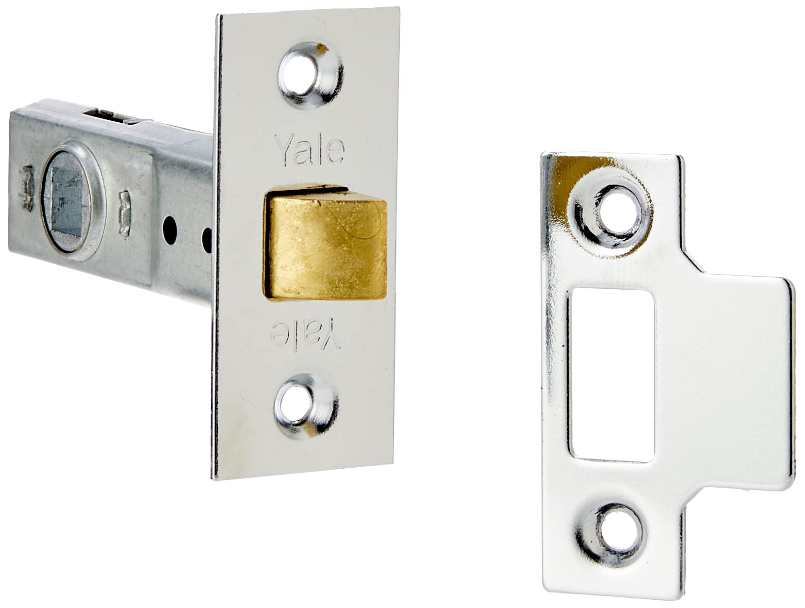 Yale Tubular Latch Standard Security Brass Finish 2.5""/64mm Brand New Free Post