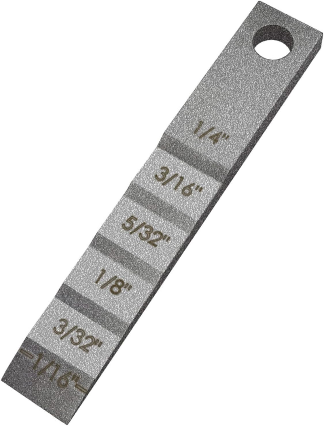 2130 Small Pipe Spacer Wedge Stepped Gauge 3/4" Width X 4" Length With Lanyard Hole Step Gauge Pipe Wedge, Fit For Spacing Welding Alignment, Pipefitter Tools